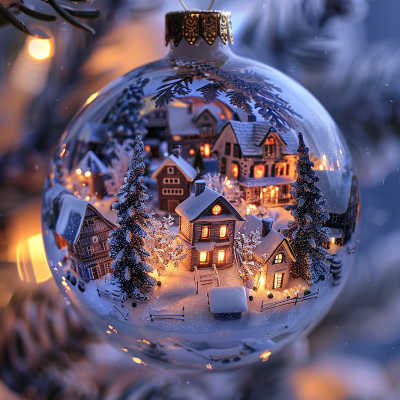 christmas tree ball illustration